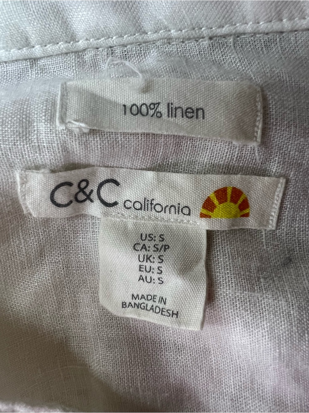 C&C California Linen Loose-fit Button-Down Shirt - Picture 5 of 8